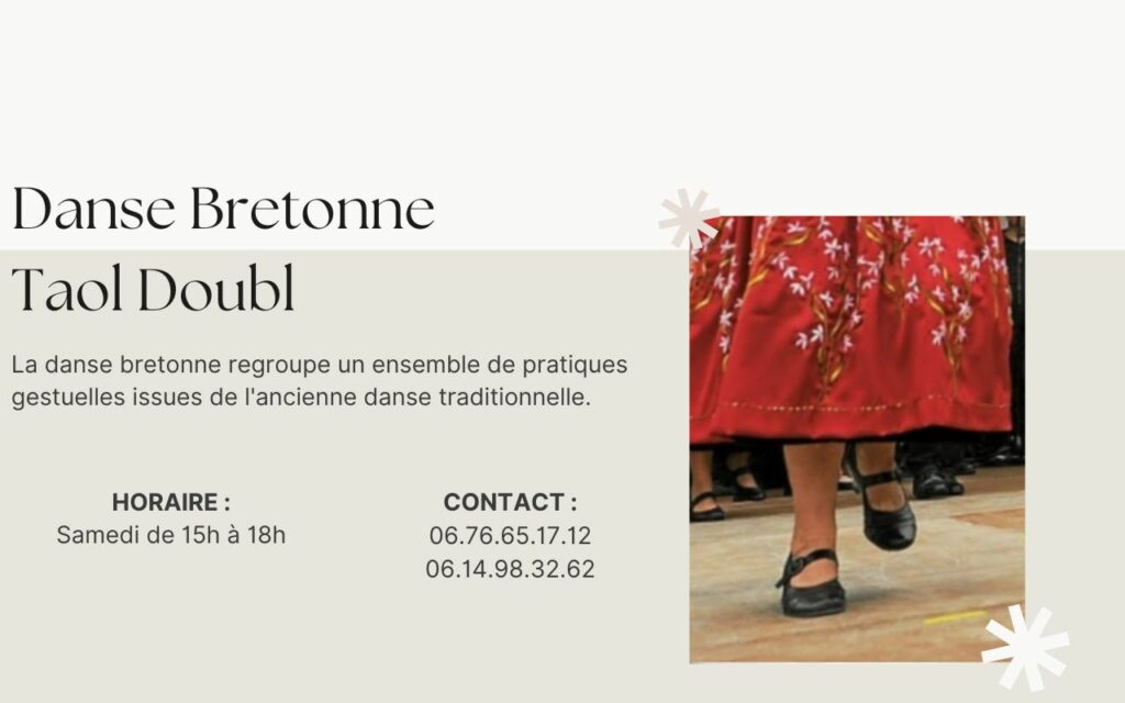 Danse bretonne avec l'association Taol Doubl